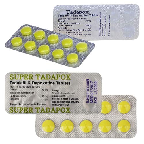 Tadapox från Centurion Laboratories – behandla erektil dysfunktion och för tidig utlösning med ett läkemedel